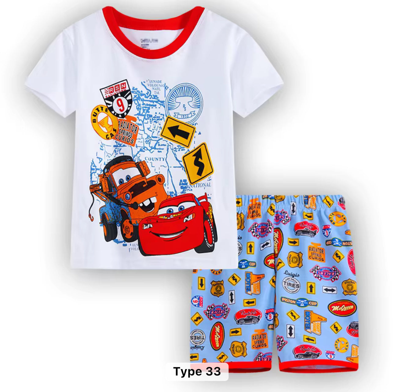 Habit ensemble t-shirt et short enfant tendance Dakar